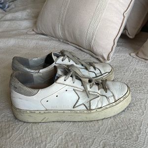 Worn golden goose sneakers